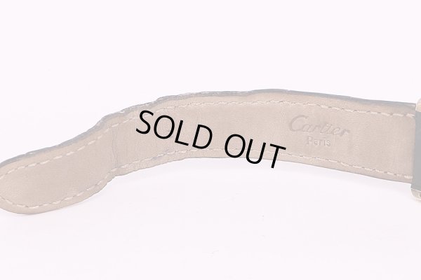 カルティエ　タンク　ベルメイユ　白文字盤　革ベルト状態(1)