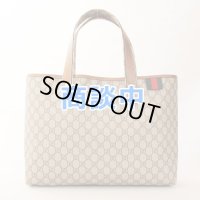グッチ　GGプラス トートバック 211134 493492 ベージュ／ブラウン