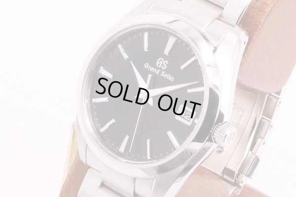 セイコー　グランドセイコー　SBGV223 　黒文字盤　サイド拡大
