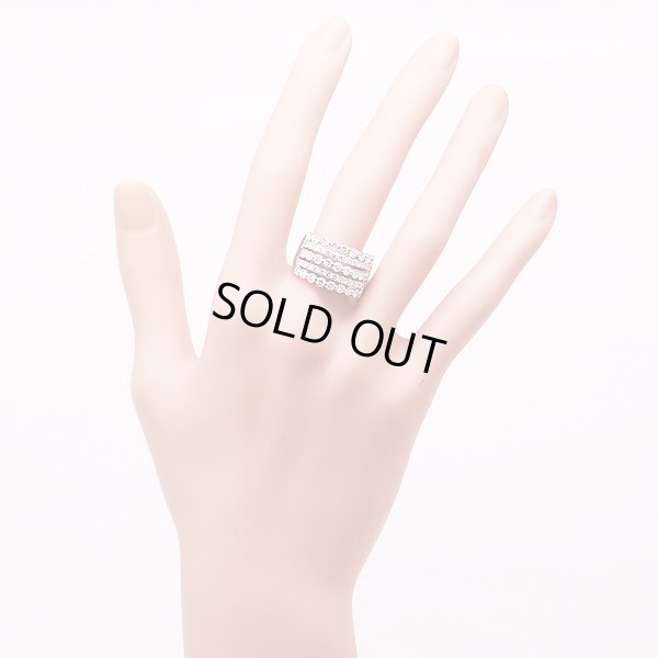 PT900 ダイアイリリング 2.00ct 12.60g　装着イメージ