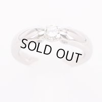 PT900 ダイアイリリング 0.33ct 0.11ct 8.10g