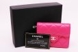 シャネル　カード・コインケース A31504 ピンク／SIV金具　箱