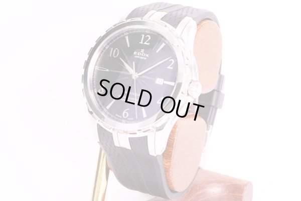 エドックス　グランドオーシャン　80077　3NBN　黒文字盤　サイドエドックス　グランドオーシャン　80077　3NBN　黒文字盤　サイド拡大