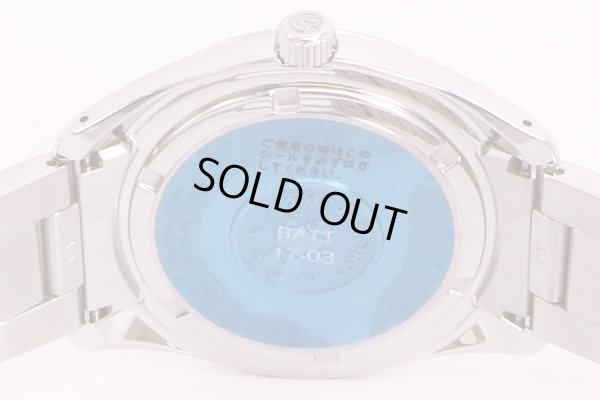 セイコー　グランドセイコー　SBGV223 　黒文字盤　裏面拡大