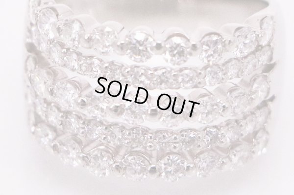 PT900 ダイアイリリング 2.00ct 12.60g　拡大