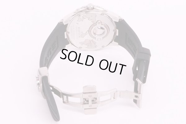 エドックス　グランドオーシャン　80077　3NBN　黒文字盤　ラバーベルト