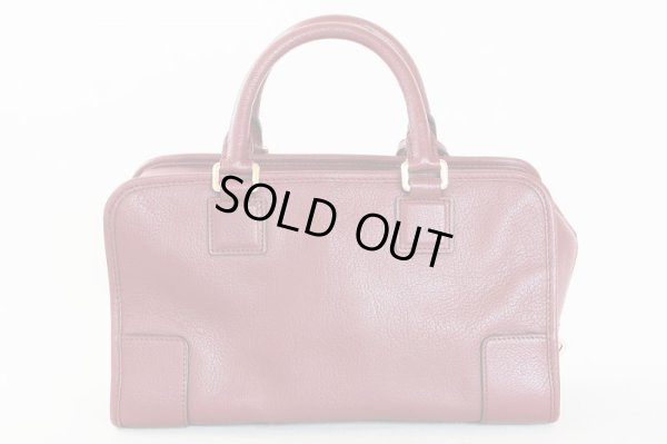 ロエベ アマソナ28 ボルドー 裏面