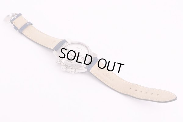 ジン　103.A.SA.B  青文字盤　革ベルト