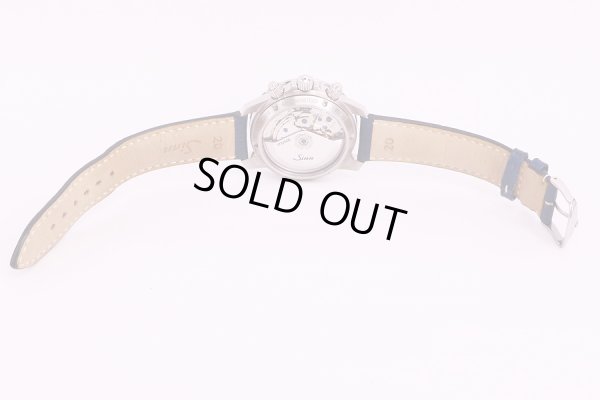 ジン　103.A.SA.B  青文字盤　革ベルト状態(1)