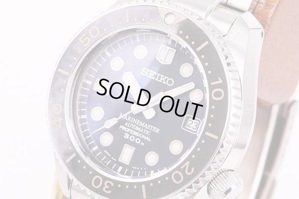 セイコー　プロスペック　マリンマスター　プロフェッショナル 300m　SBDX001　黒文字盤　サイド拡大