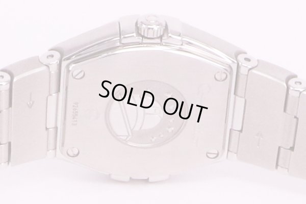 オメガ　コンステレーション　ブラッシュ　123.15.24　シェル文字盤　12P　ベゼルD　裏面拡大