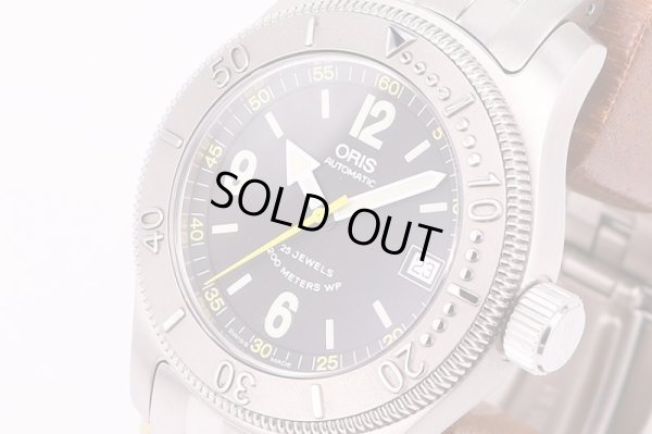 オリス　オリスダイバー　200m　7502-4184　黒文字盤　サイド拡大