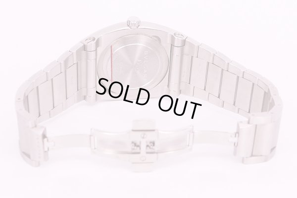 ブルガリ　エルゴン　EG40S　黒文字盤　ブレス