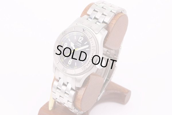 オリス　オリスダイバー　200m　7502-4184　黒文字盤　サイド