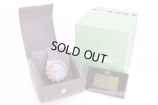 ブライトリング　コルト　スカイレーサー　X74320　室屋義秀モデル　 黒文字盤　保証書