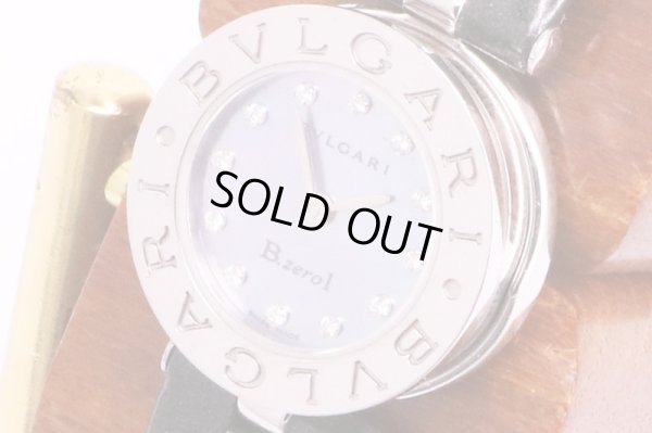 ブルガリ　B01 BZ22　黒シェル文字盤　12P　サイド拡大