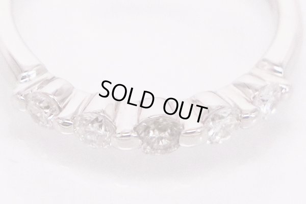 PT900 ダイアイリリング 0.50ct 3.70g　拡大