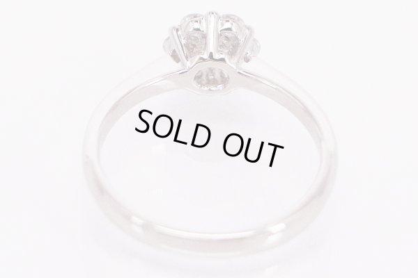 PT950 ダイアイリリング 0.50ct 4.60g　内側