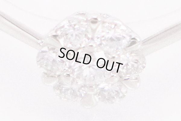 PT950 ダイアイリリング 0.50ct 4.60g　拡大