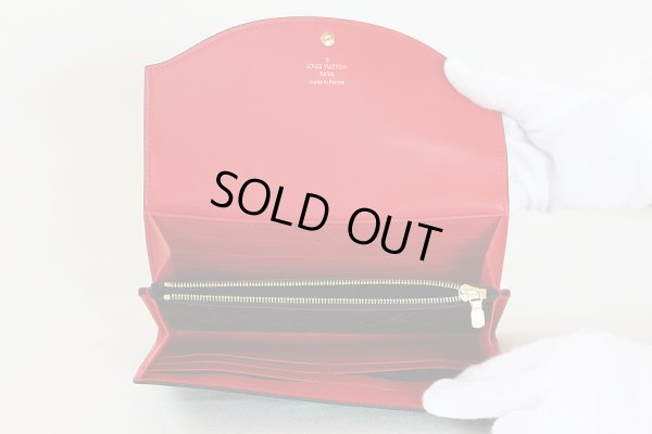 ルイ・ヴィトン　ポルトフォイユ・サラ テュイルリー M64098 マロン　中身