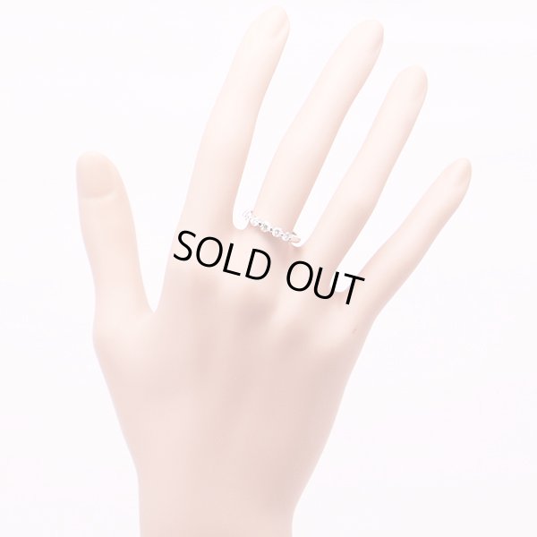 PT900 ダイアイリリング 0.50ct 3.70g　装着イメージ