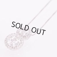 PT900/K18WG ダイアイリペンダントネックレス 1.00ct 5.20g