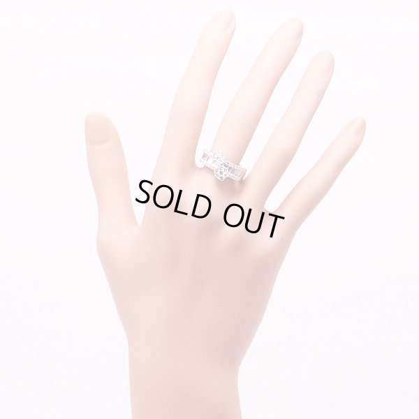 PT900 ダイアイリリング 1.53ct 10.10g　装着イメージ