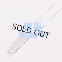 タサキ　K18WG ダイアイリペンダントネックレス 0.20ct 4.50g