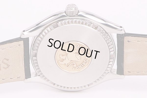 SBGX004 9F61-0A20　銀文字盤　K18ベゼル　裏面拡大