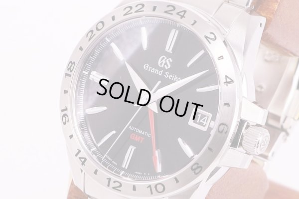 セイコー　SBGM227　GMT　9S66-00B0　黒文字盤　サイド拡大