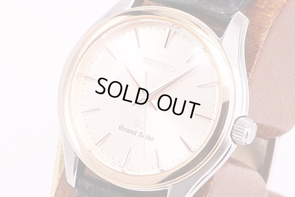 SBGX004 9F61-0A20　銀文字盤　K18ベゼル　サイド拡大