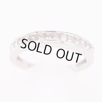 K18WG ダイアイリリング 0.50ct 3.00g