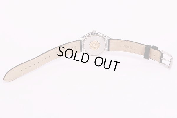 SBGX004 9F61-0A20　銀文字盤　K18ベゼル　革ベルト