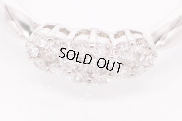 PT900 ダイアイリリング 0.50ct 4.10g　拡大