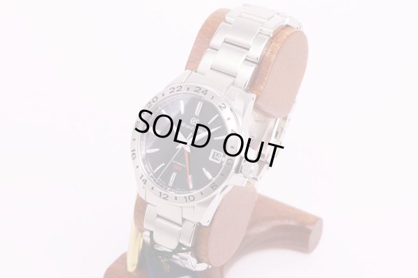 セイコー　SBGM227　GMT　9S66-00B0　黒文字盤　サイド