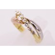 K18/PT900 ダイアイリリング 0.25ct 4.30g　サイド