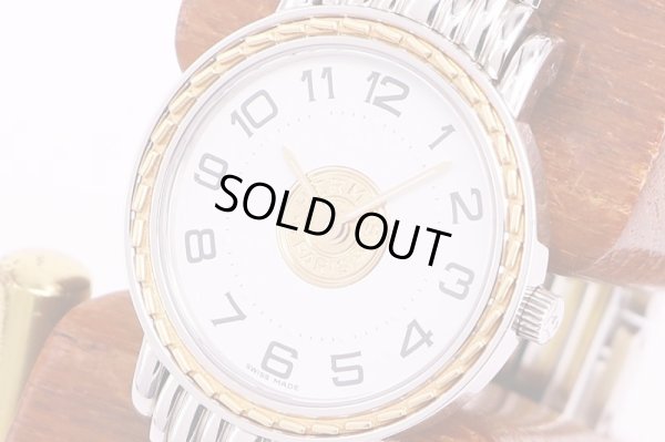 エルメス　セリエ SE4.220  白文字盤　サイド拡大