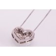 K18WG ダイアイリペンダントネックレス 0.46ct 0.48ct 5.30g　裏面