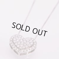 K18WG ダイアイリペンダントネックレス 0.46ct 0.48ct 5.30g