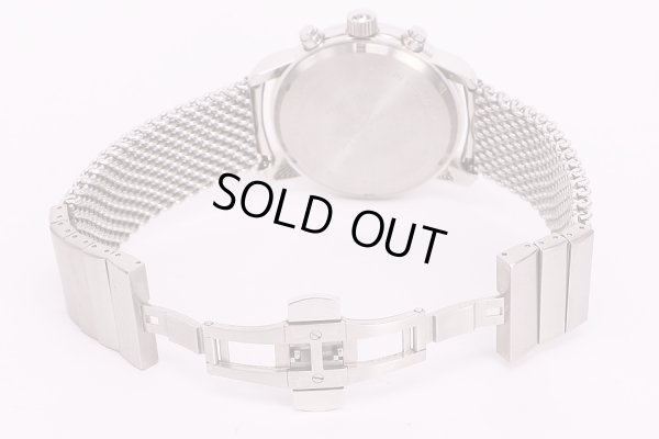 ツェッペリン　7680　クロノグラフ　100周年記念　銀文字盤　ブレス