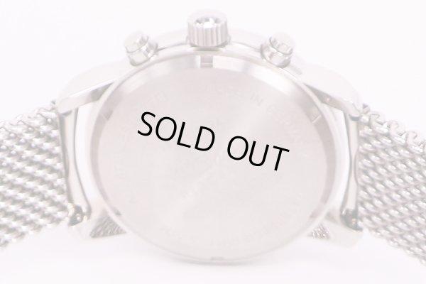 ツェッペリン　7680　クロノグラフ　100周年記念　銀文字盤　裏面拡大