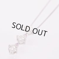 K18WG ダイアイリペンダントネックレス 1.005ct 3.20g