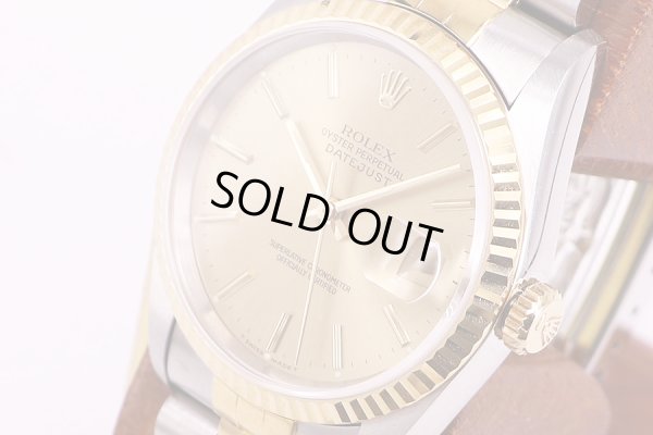 ロレックス　16233　S929983　シャンパン文字盤　サイド拡大