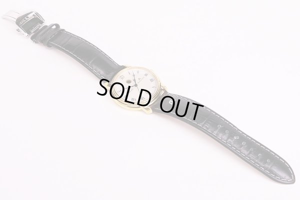 モーリス・ラクロア　ナイト＆デイ　MP29399　白文字盤　革ベルト状態　表面