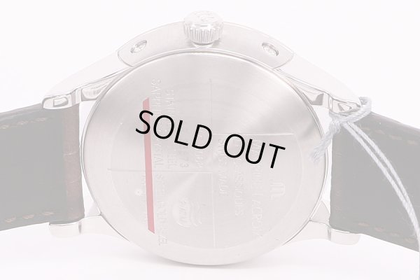 モーリス・ラクロア　レ・クラシック　LC6068　銀文字盤　K18ベゼル　裏面拡大