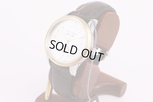 モーリス・ラクロア　レ・クラシック　LC6068　銀文字盤　K18ベゼル　サイド