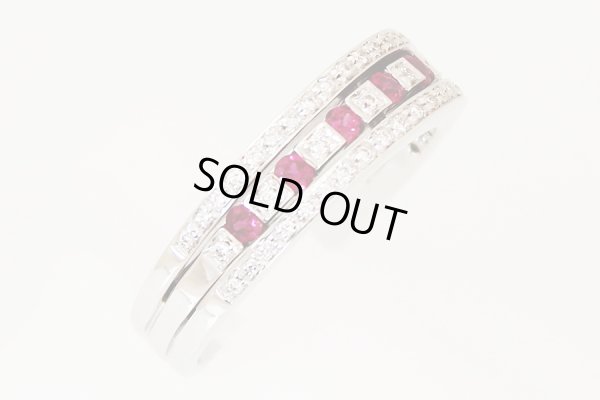 ダミアーニ　750WG ルビーダイアイリリング 5.70g　サイド(2)