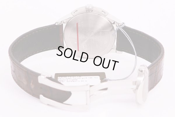 モーリス・ラクロア　レ・クラシック　LC6068　銀文字盤　K18ベゼル　革ベルト