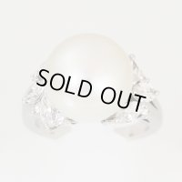 ミキモト　PT950 パールダイアイリリング 12.70mm 1.06ct 11.30g