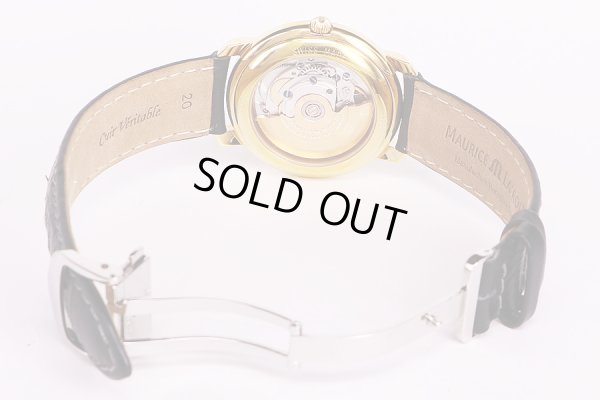モーリス・ラクロア　ナイト＆デイ　MP29399　白文字盤　革ベルト